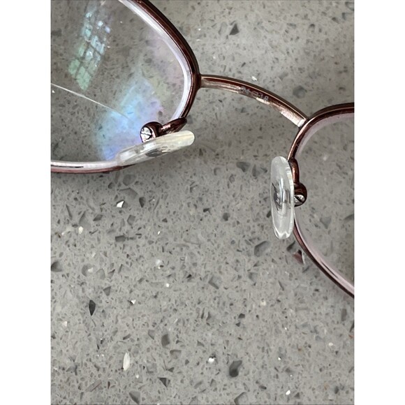 Rembrandt American Eyeglasses Frames ONLY Greta 54-18-140 Cognac full rim main image 5